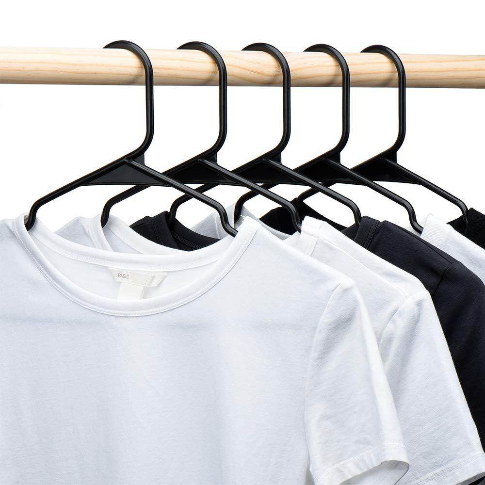 Plastic Hangers With Mini Hooks On Both Sides, Seamless Clothes Hanger And Pants Rack PP Hanger - Mubimart