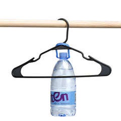 Plastic Hangers With Mini Hooks On Both Sides, Seamless Clothes Hanger And Pants Rack PP Hanger - Mubimart -  