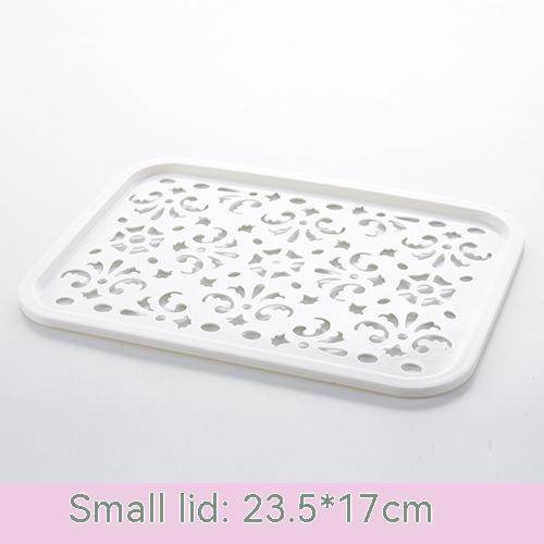 Plastic Hollow Cosmetics Storage Box Sundries Storage Basket - Mubimart