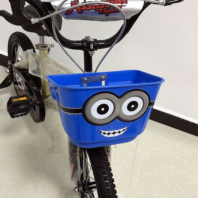 Plastic Iron Basket For Children Bicycle Front Basket - Mubimart