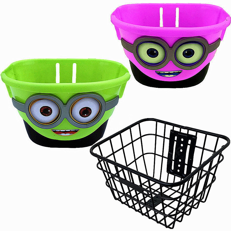 Plastic Iron Basket For Children Bicycle Front Basket - Mubimart -  