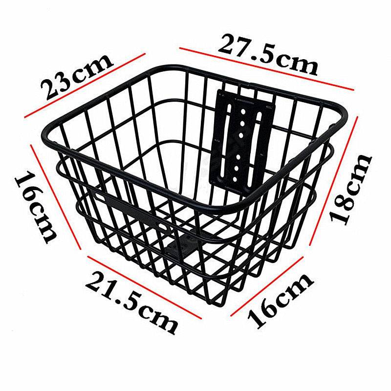 Plastic Iron Basket For Children Bicycle Front Basket - Mubimart