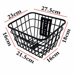 Plastic Iron Basket For Children Bicycle Front Basket - Mubimart -  