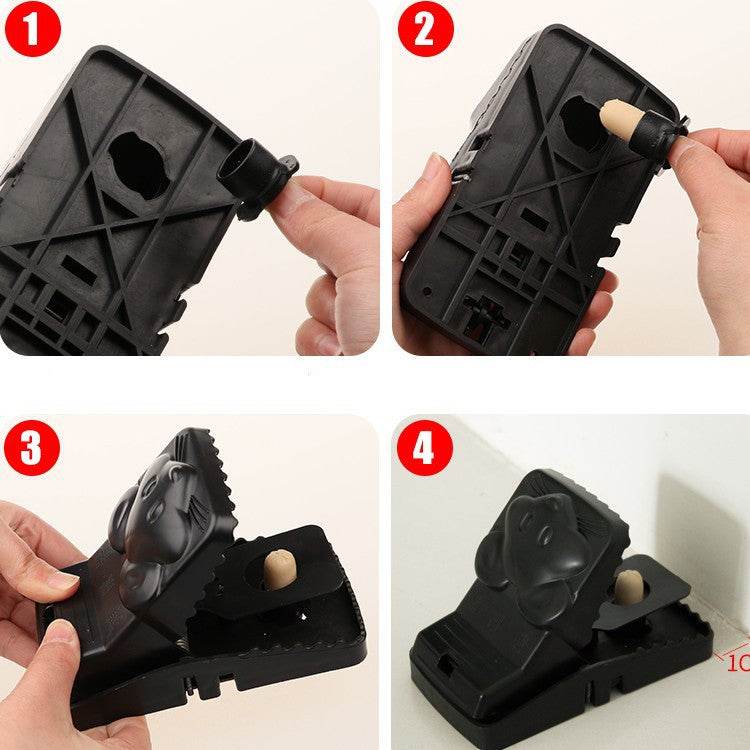 Plastic Mouse Trap Rodent Exterminator - Mubimart