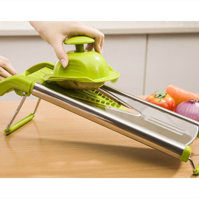 Plastic Multi-functional V-shaped Grater - Mubimart