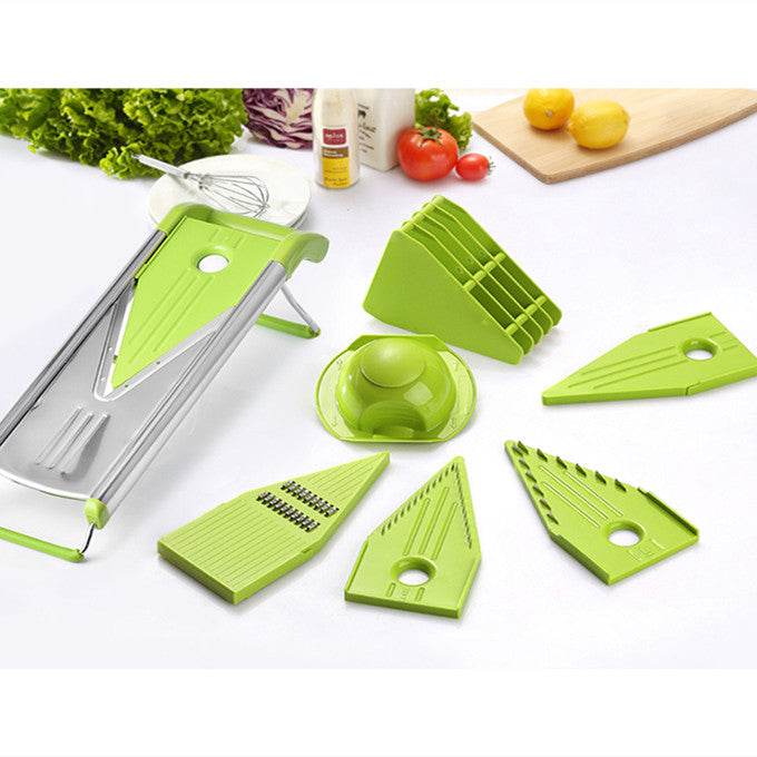 Plastic Multi-functional V-shaped Grater - Mubimart