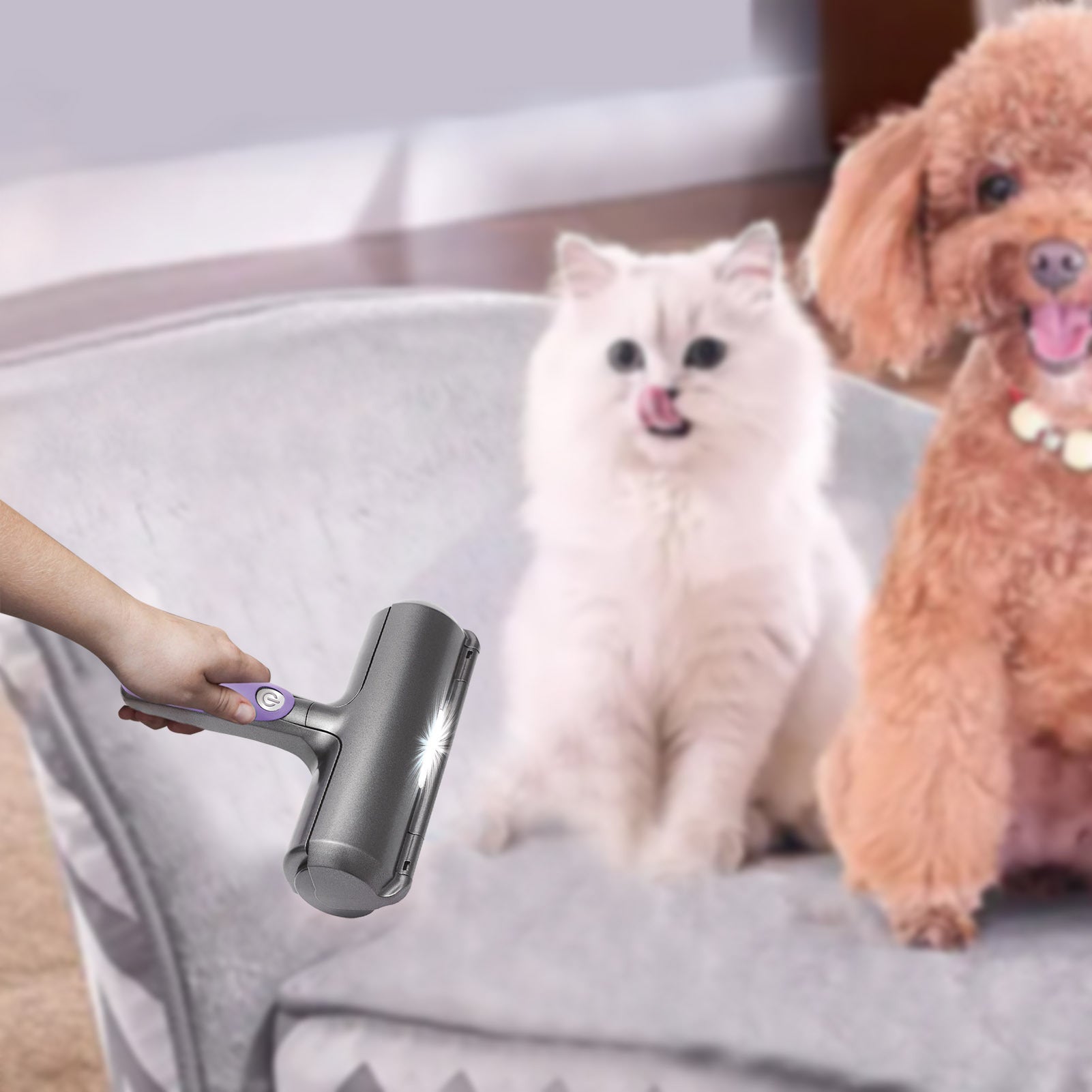 Plastic Pet Roller Hair Removal Cleaner - Mubimart - Pet Vacuums 