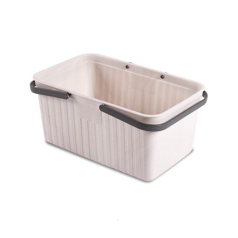 Plastic Portable Square Shower Basket - Mubimart