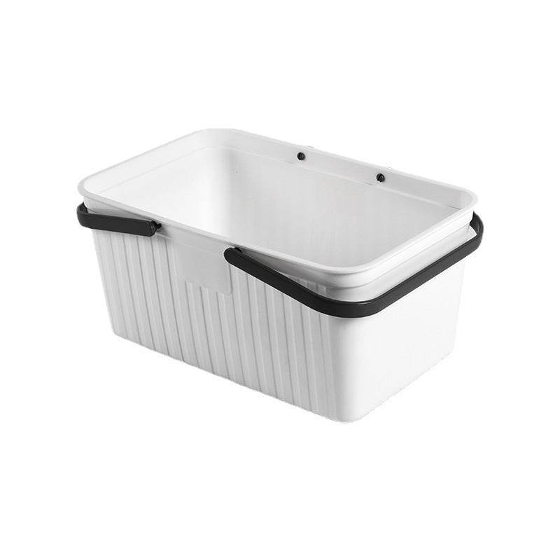 Plastic Portable Square Shower Basket - Mubimart
