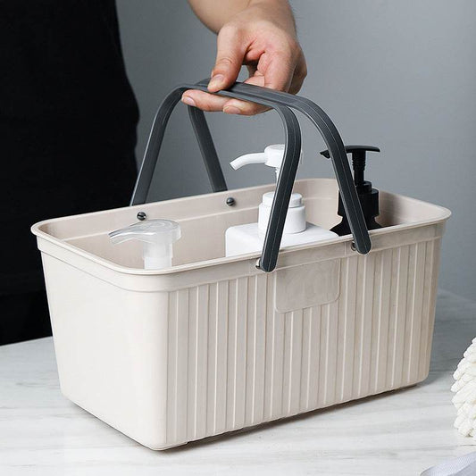 Plastic Portable Square Shower Basket - Mubimart