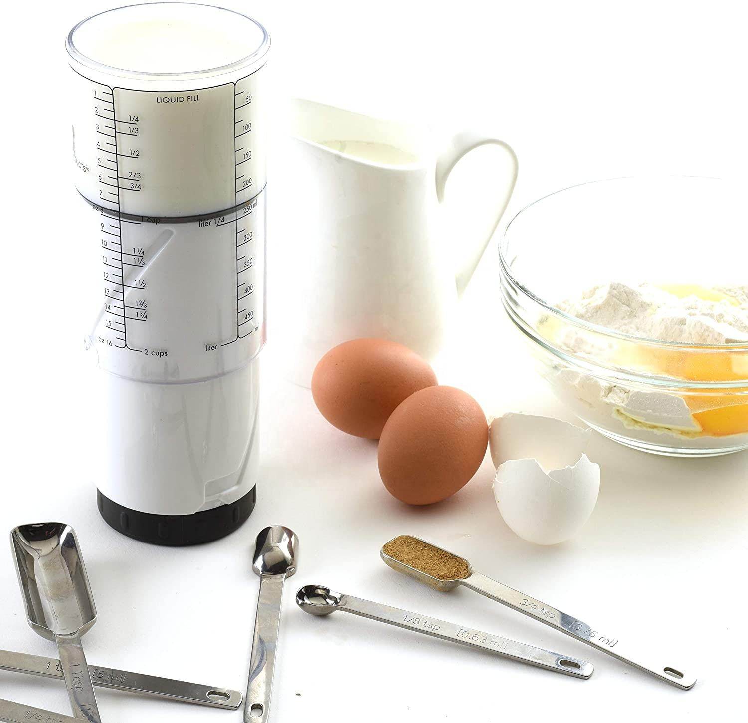 Plastic Rotary Adjustable Measuring Cup - Mubimart