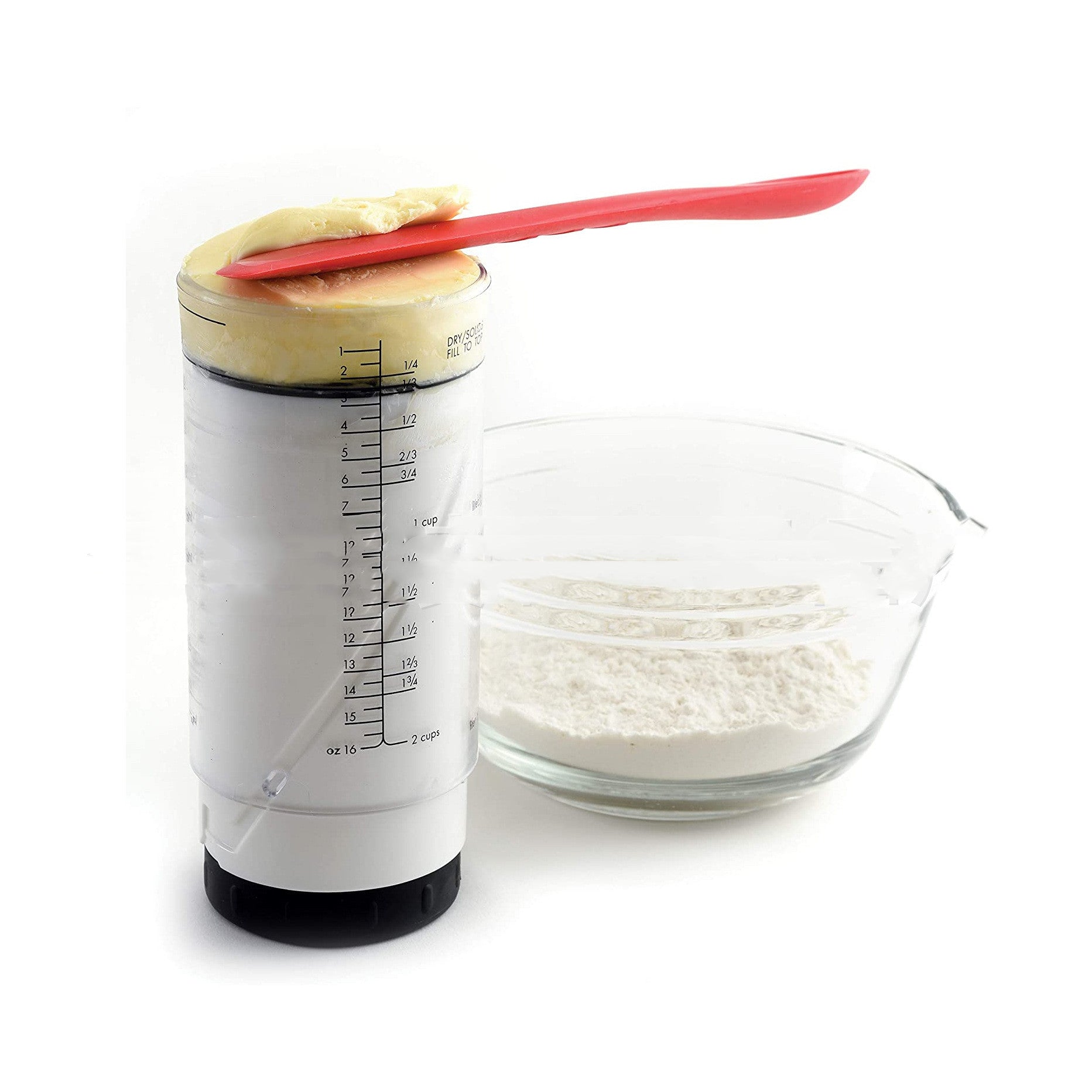 Plastic Rotary Adjustable Measuring Cup - Mubimart -  