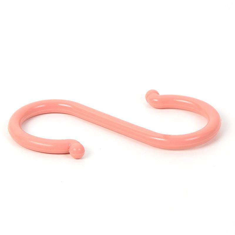Plastic S-shaped Multifunctional Wardrobe Door Back Hook - Mubimart