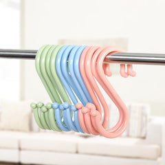 Plastic S-shaped Multifunctional Wardrobe Door Back Hook - Mubimart -  