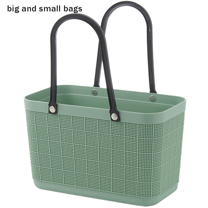 Plastic Storage Shopping Basket Picnic Basket - Mubimart -  