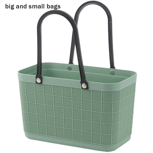 Plastic Storage Shopping Basket Picnic Basket - Mubimart