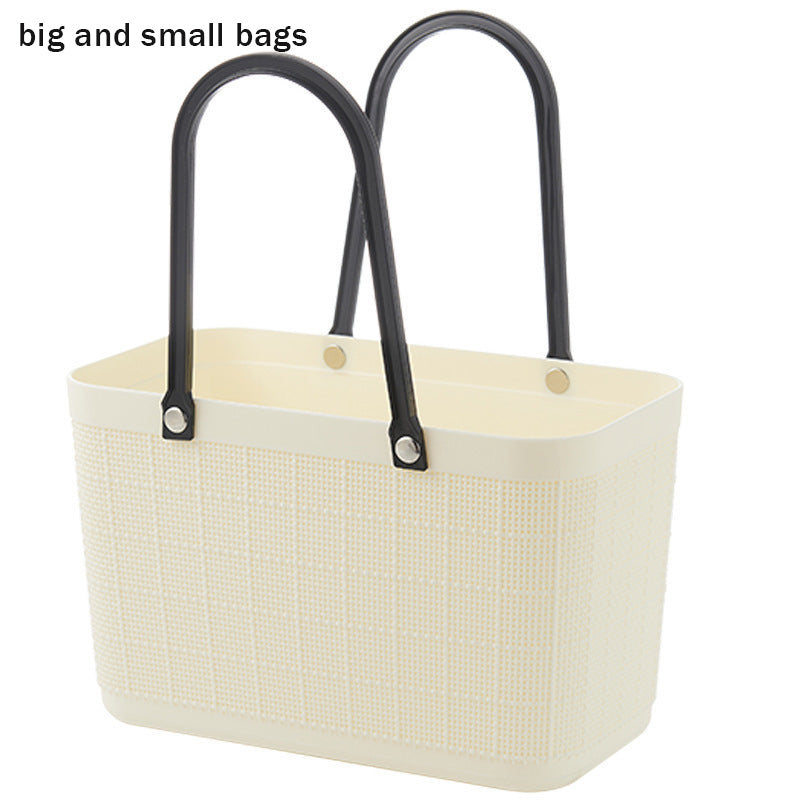 Plastic Storage Shopping Basket Picnic Basket - Mubimart -  