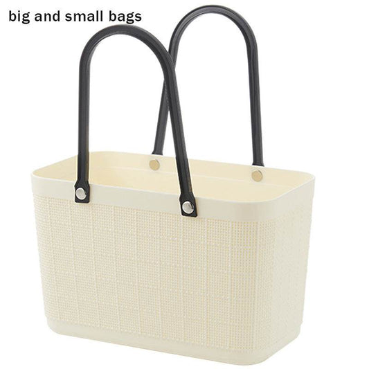 Plastic Storage Shopping Basket Picnic Basket - Mubimart
