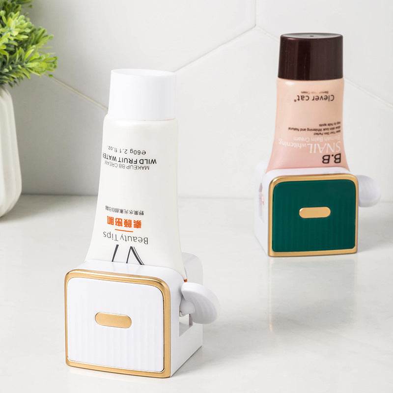 Plastic Wall-mounted Manual Toothpaste Squeezer - Mubimart
