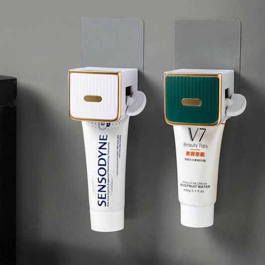 Plastic Wall-mounted Manual Toothpaste Squeezer - Mubimart