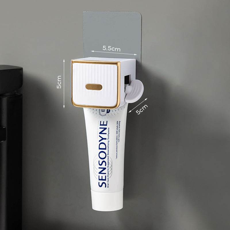 Plastic Wall-mounted Manual Toothpaste Squeezer - Mubimart