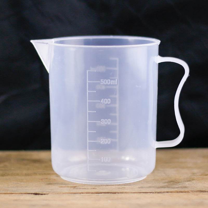 Plastic measuring cup with scale - Mubimart