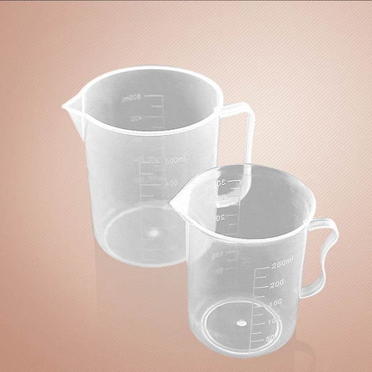 Plastic measuring cup with scale - Mubimart