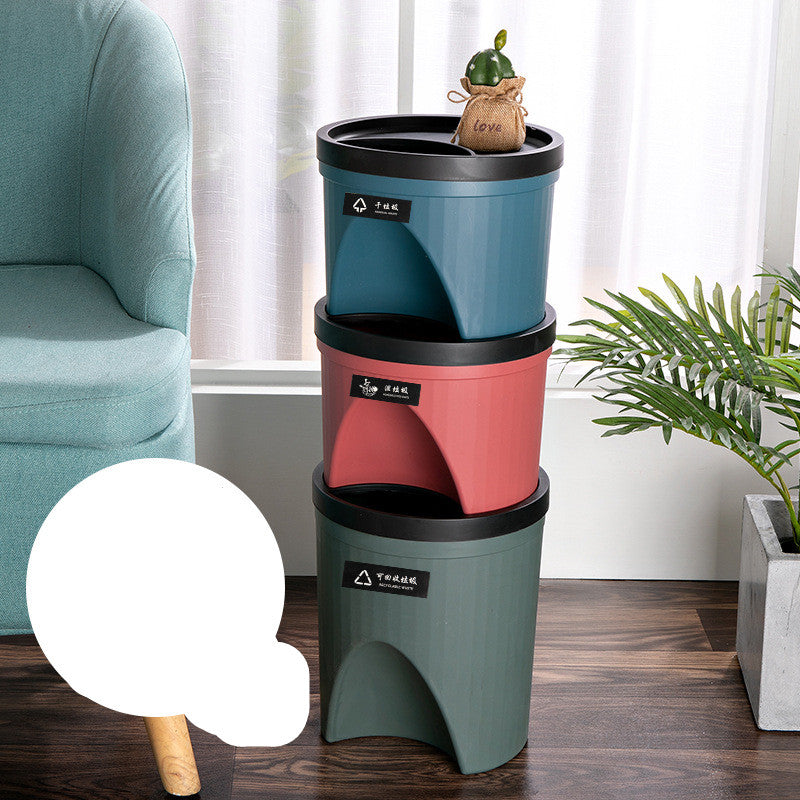 Plastic office trash can - Mubimart -  