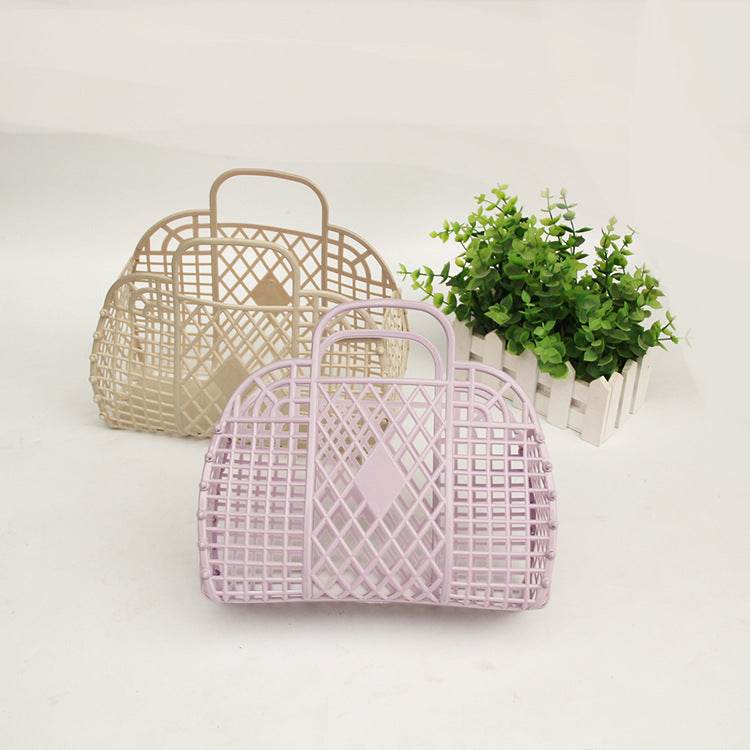 Plastic portable bath basket - Mubimart