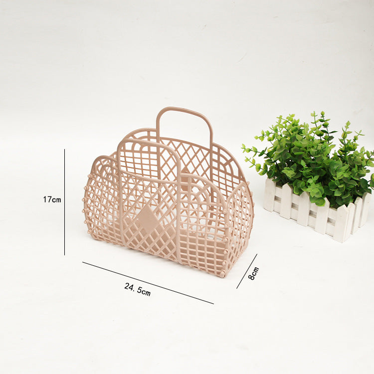 Plastic portable bath basket - Mubimart -  