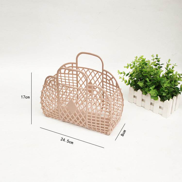 Plastic portable bath basket - Mubimart