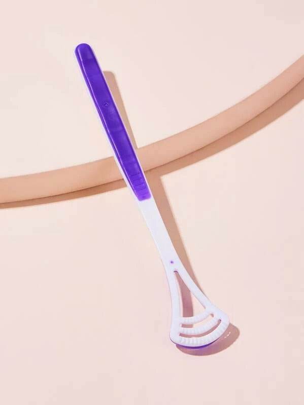Plastic tongue scraper - Mubimart
