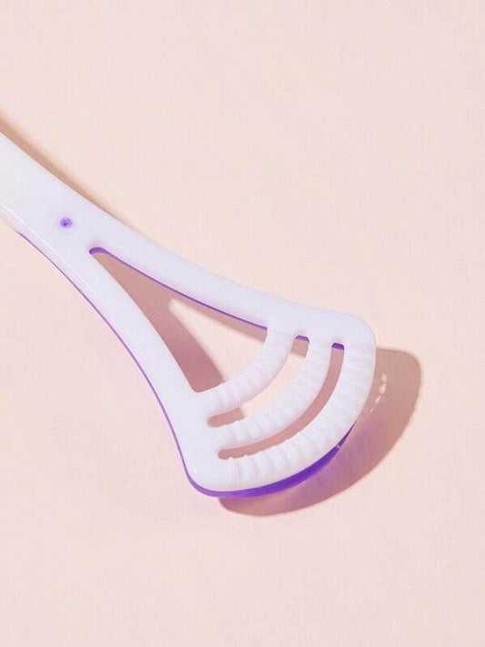 Plastic tongue scraper - Mubimart