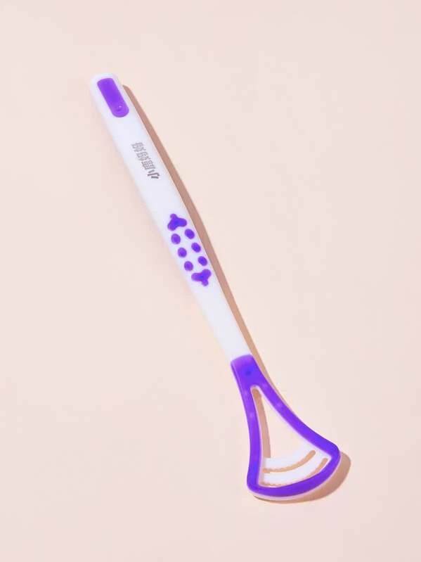 Plastic tongue scraper - Mubimart