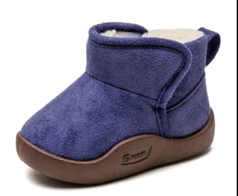 Plus velvet baby toddler shoes - Mubimart -  