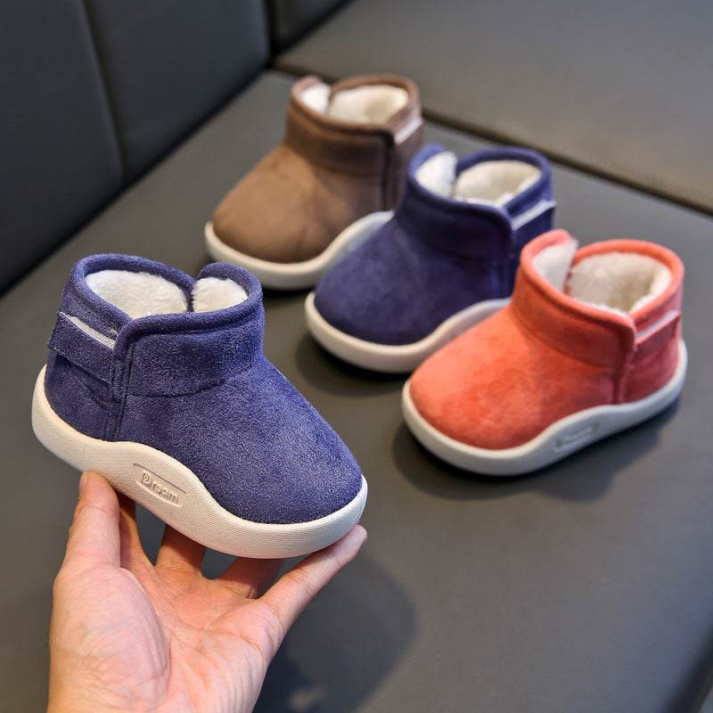 Plus velvet baby toddler shoes - Mubimart