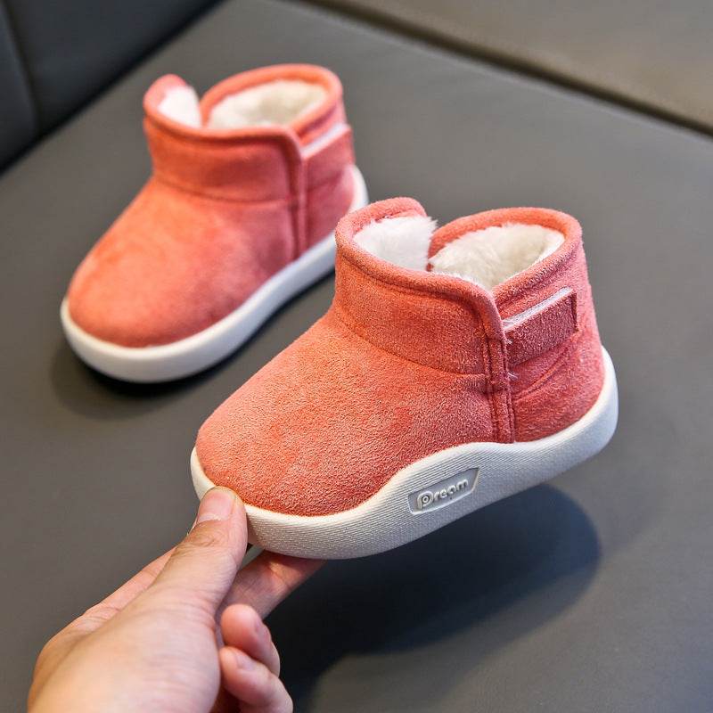 Plus velvet baby toddler shoes - Mubimart