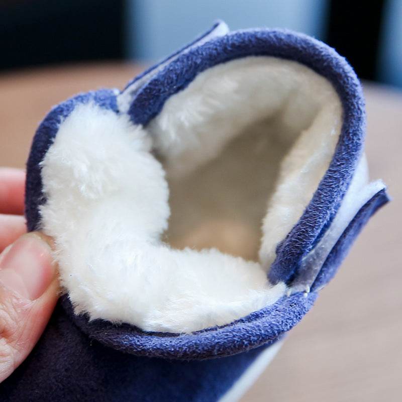 Plus velvet baby toddler shoes - Mubimart
