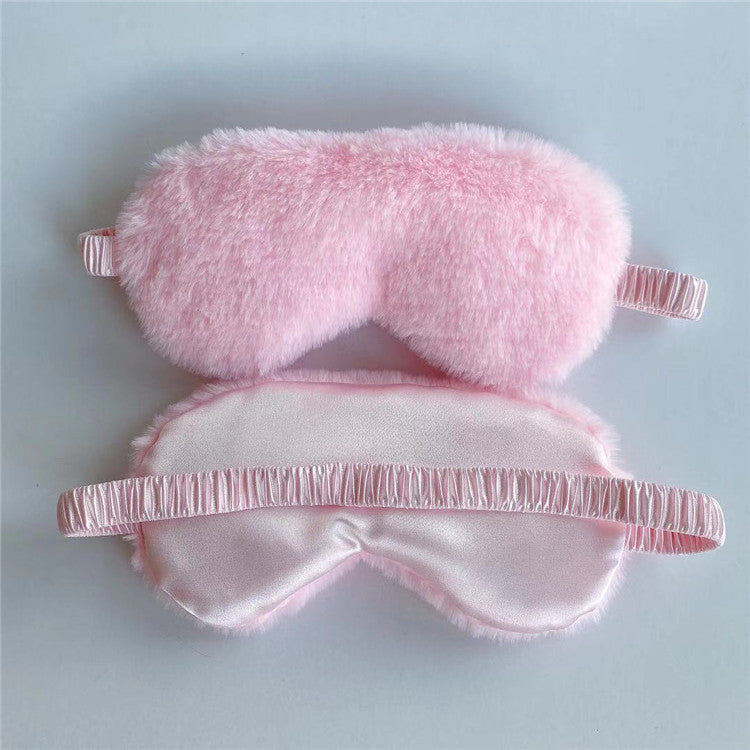 Plush eye mask - Mubimart -  