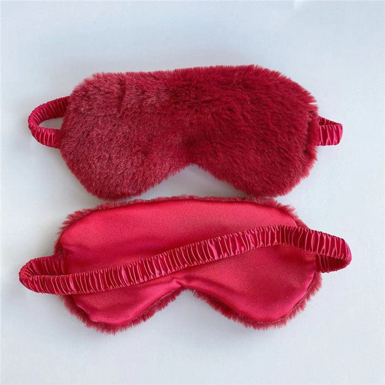 Plush eye mask - Mubimart -  