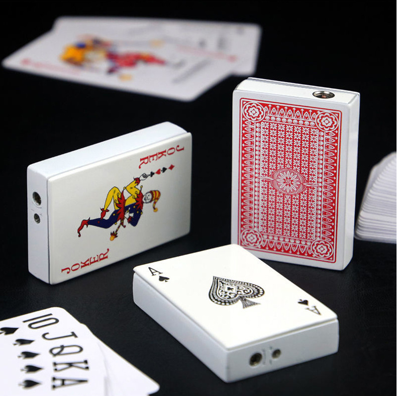 Poker Gas Lighters Poker Lighter Creative Gift Lighter Poker Lighter - Mubimart -  