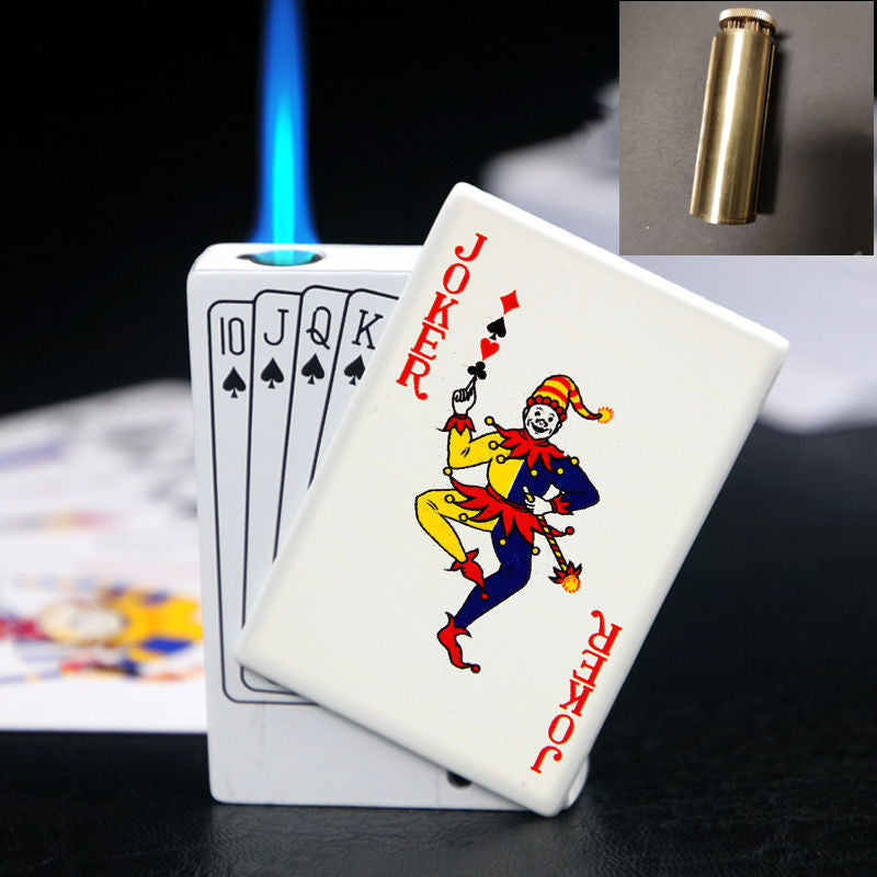 Poker Gas Lighters Poker Lighter Creative Gift Lighter Poker Lighter - Mubimart -  