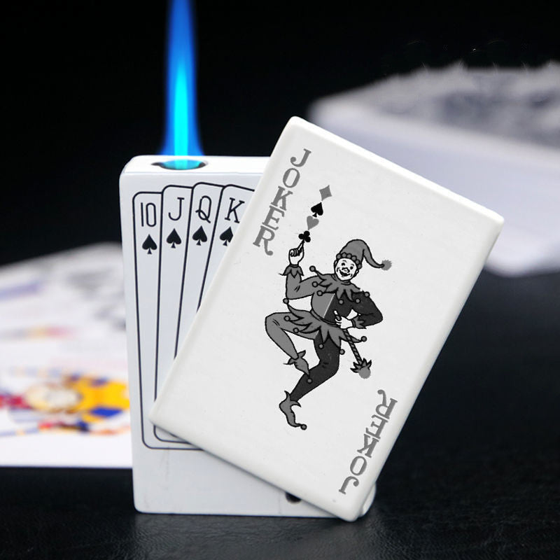 Poker Gas Lighters Poker Lighter Creative Gift Lighter Poker Lighter - Mubimart -  