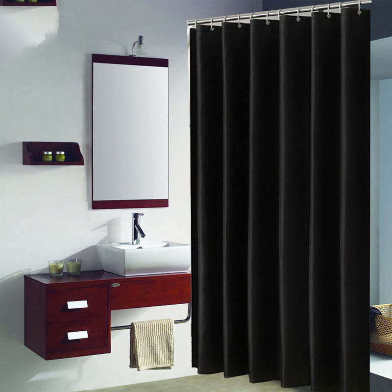 Polyester Shower Curtain Impervious Bathroom Partition Curtain Curtain - Mubimart - Shower curtain 