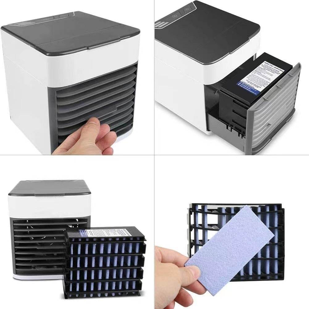 Portable Air Conditioner Fan Desktop Humidifier Electric Fan - Mubimart