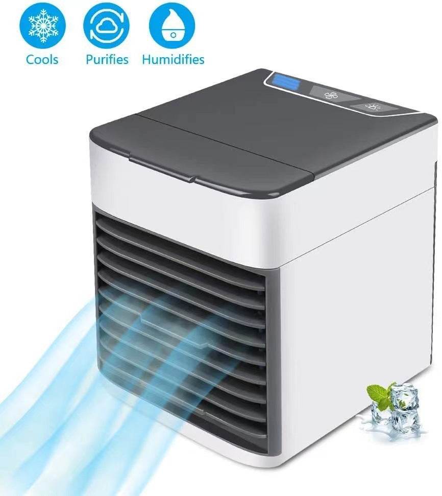 Portable Air Conditioner Fan Desktop Humidifier Electric Fan - Mubimart