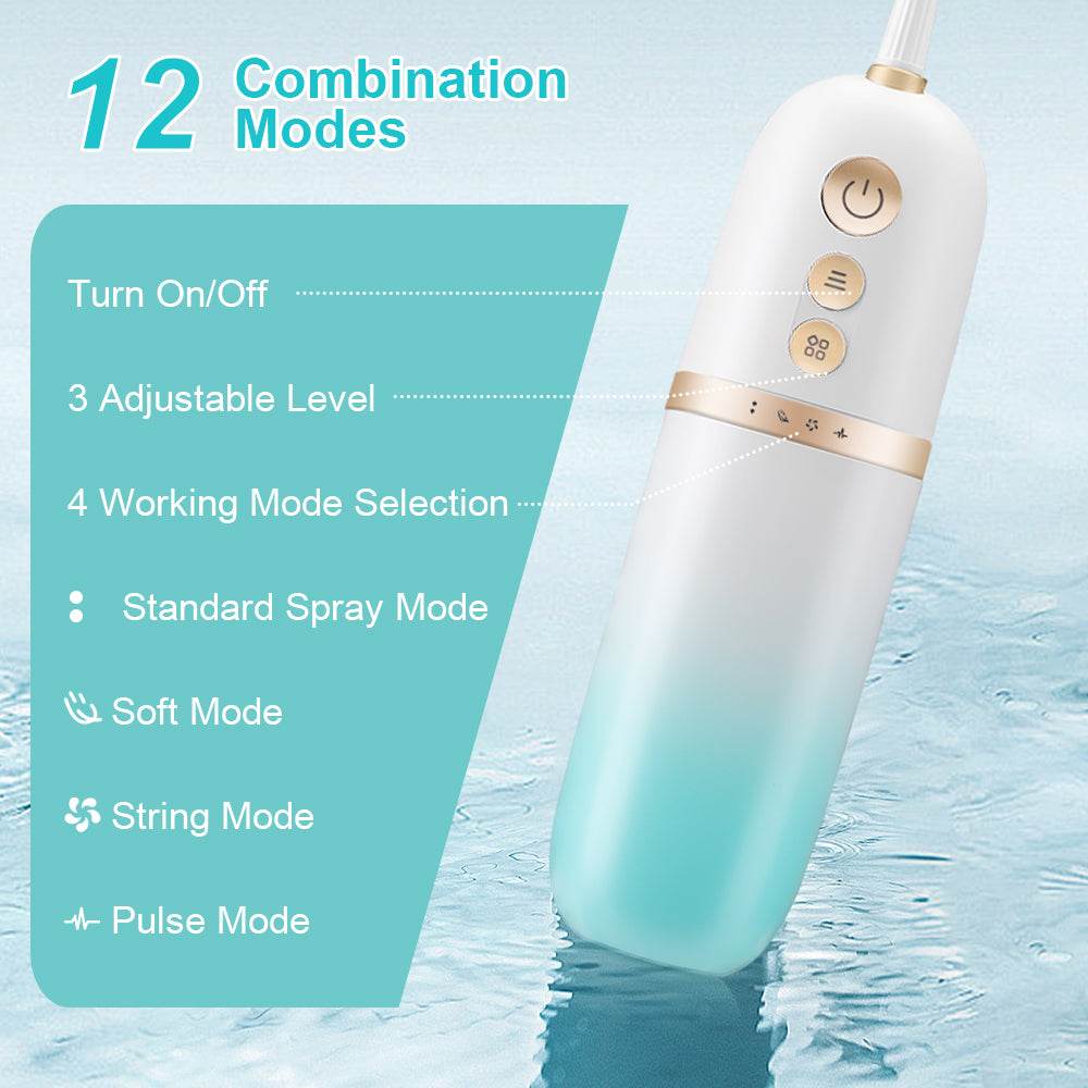 Portable All-in-one Dental Flosser Electric Waterproof - Mubimart
