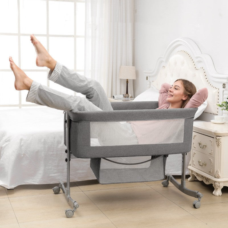 Portable Baby Folding Cradle Bed - Mubimart - Bassinets & Cradles 