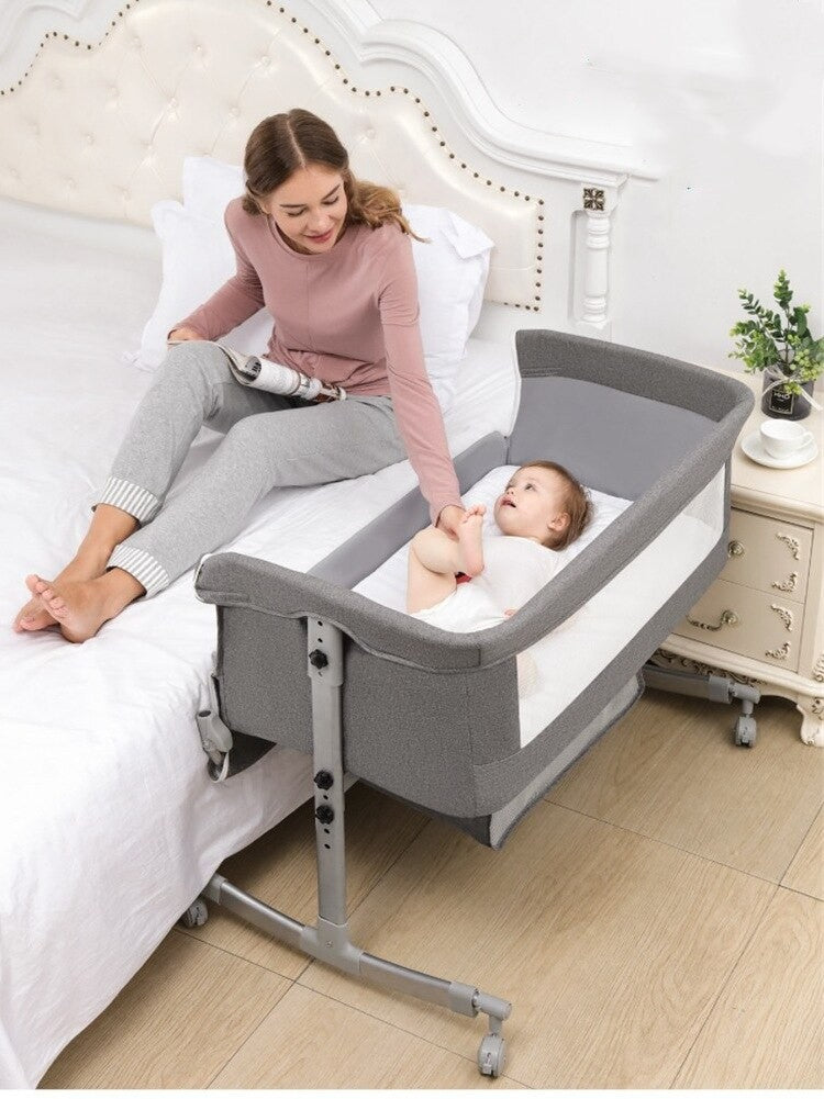 Portable Baby Folding Cradle Bed - Mubimart -  