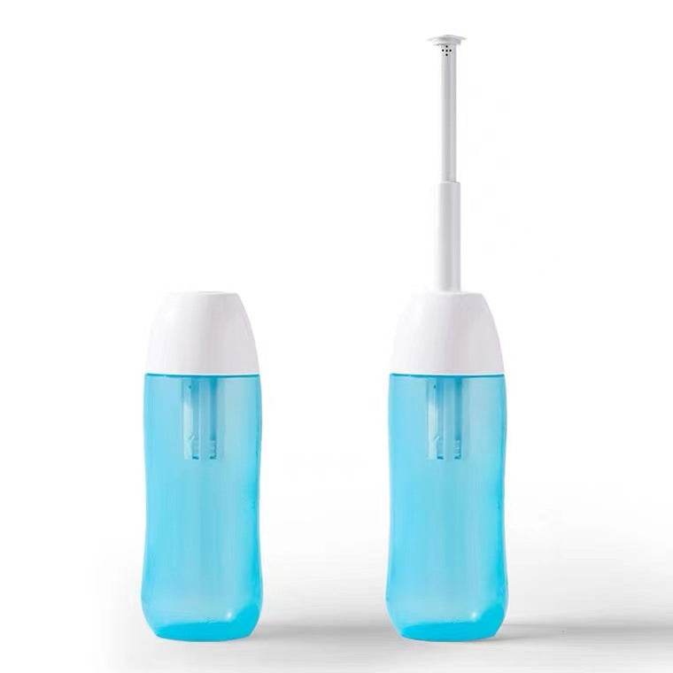 Portable Bidet - Travel Handheld Bidet Bottle With Retractable Spray Nozzle For Hygiene Cleansing Personal Care 350ml - Mubimart